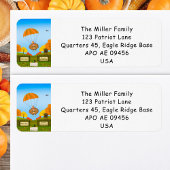 Thanksgiving Turkey Parachuting into Military Base