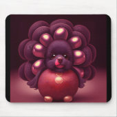Thanksgiving Turkey-Poodle Hybrid Creature Mousepad (Vorne)