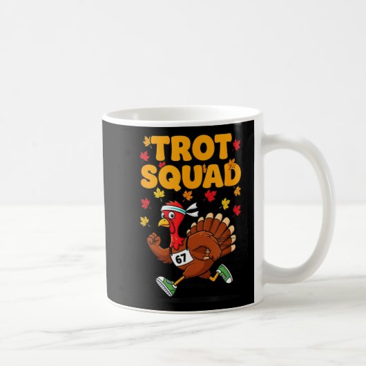 Thanksgiving Turkey Running Outfit Costume Turkey  Kaffeetasse (Rechts)