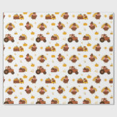 Thanksgiving Turkeys Geschenkpapier (Flach)