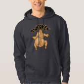 Thanksgiving Twerkey Adult Pullover Hoodie (Vorderseite)
