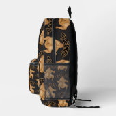 Thanksgiving Twerkey Backpack Bedruckter Rucksack (Rechts)