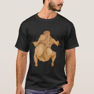 Thanksgiving-Twerkey Basic Dark T-Shirt