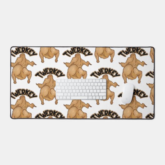 Thanksgiving Twerkey Desk Mat Schreibtischunterlage (Tastatur & Maus)