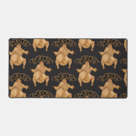 Thanksgiving Twerkey Desk Mat Schreibtischunterlage