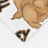 Thanksgiving Twerkey Fleece Blanket (Ecke)