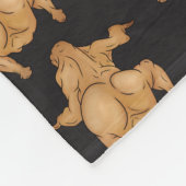 Thanksgiving Twerkey Fleece Blanket (Ecke)