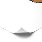 Thanksgiving Twerkey Glossy Poster (Ecke)