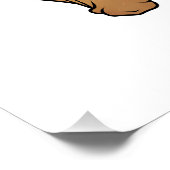 Thanksgiving Twerkey Glossy Poster (Ecke)