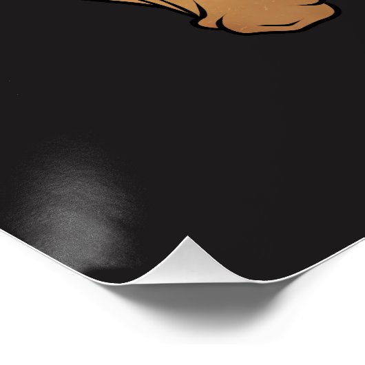 Thanksgiving Twerkey Glossy Poster (Ecke)