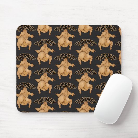 Thanksgiving Twerkey Mousepad (Mit Mouse)