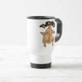 Thanksgiving-Twerkey-Reise-/Pendler-Tasse Reisebecher (VorderseiteRechts)