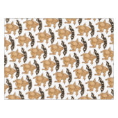 Thanksgiving Twerkey Tablecloth Tischdecke (Vorderseite (Horizontal))