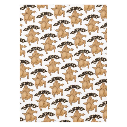 Thanksgiving Twerkey Tablecloth Tischdecke (Vorderseite)