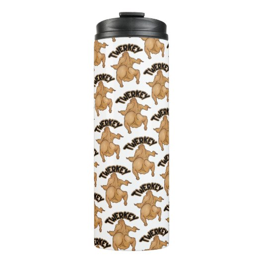 Thanksgiving-Twerkey-Thermal-Tumbler Thermosbecher (Vorderseite)