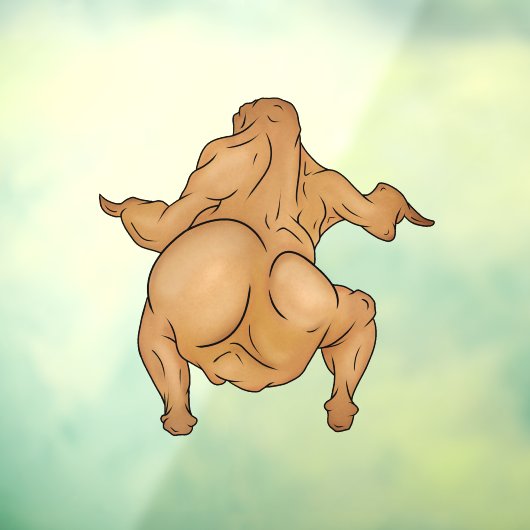 Thanksgiving Twerkey Window Cling Fensteraufkleber (Blatt 3)