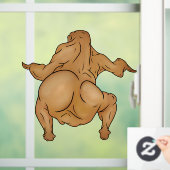 Thanksgiving Twerkey Window Cling Fensteraufkleber (Zuhause)