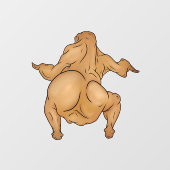 Thanksgiving Twerkey Window Cling Fensteraufkleber (Blatt)