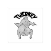 Thanksgiving Twerkey Wood Art Stamp Gummistempel (Prägung)