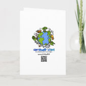 Thanksgiving Vegetarian Dinner Invitation Einladung (Rückseite)