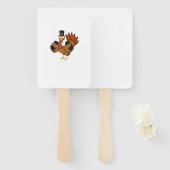 Thanksgiving Weightlifting Mom Dad Funny Workout T Fächer (Vorne und Hinten)