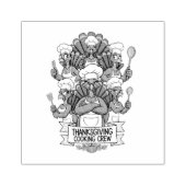 Thanksgiving Wood Art Stamp Gummistempel (Prägung)