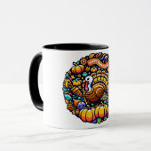 ThanksgivingHistory Tasse (Vorderseite Links)