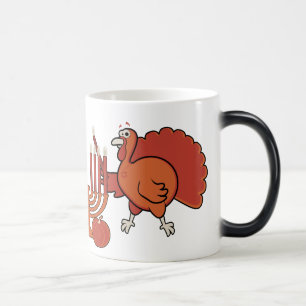 Thanksgivukkah die Türkei Verwandlungstasse