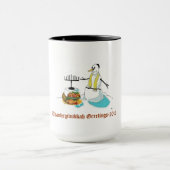 Thanksgivukkah Grüße Tasse (Zentrum)