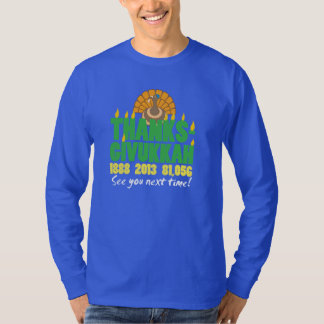 Thanksgivukkah langes Hülsen-Shirt T-Shirt