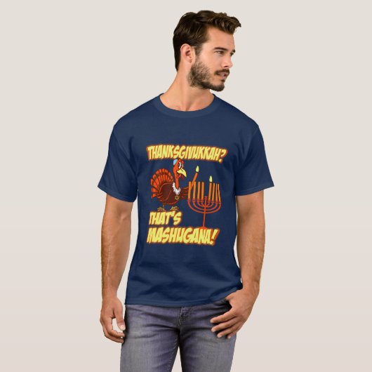 Thanksgivukkah Mashugana T - Shirt (Vorne ganz)