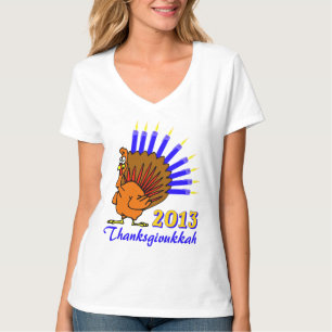 Thanksgivukkah Menurkey T - Shirt 2013