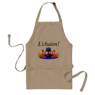 Thanksgivukkah Schürze-lustiger Wein, der Schürze