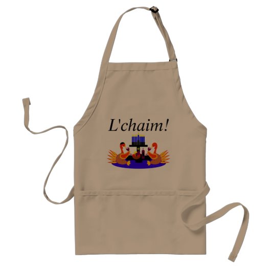 Thanksgivukkah Schürze-lustiger Wein, der Schürze (Vorne)
