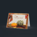 Thanksgivukkah Segen mit Kürbis-Foto-Karte Feiertagskarte<br><div class="desc">Eine schöner Herbst themed Thanksgivukkah Karte mit buntem Herbst-Blätter und Kürbisse und Kürbise. Diese Karte würde perfekt sein,  während Chanukkas und des Erntedanks zu senden den Freunden und der Familie. Personifizieren Sie diese Thanksgivukkah Karte mit Ihren Selbst Inneretext und Textfarben.</div>