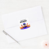 Thanksgivukkah Stickers Wein Toasting Truthähne (Umschlag)