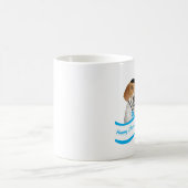 Thanksgivukkah Tassen-lustiger Jagdhund-Hund mit Kaffeetasse (Mittel)