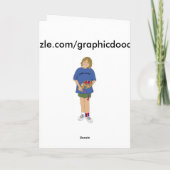 "Thankspigging" lustiger Cartoon-Schwein-Erntedank Feiertagskarte (Rückseite)