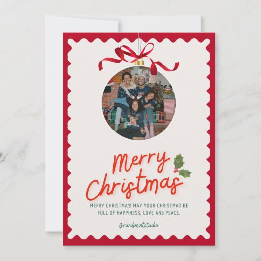 Thanku card feiertagskarte (Vorderseite)