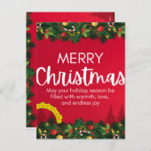 Thanku card feiertagspostkarte (Vorne/Hinten)