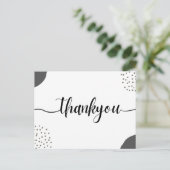 Thankyou Card Postkarte (Stehend Vorderseite)