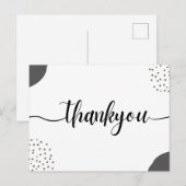 Thankyou Card Postkarte (Vorne/Hinten)