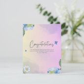 Thankyou-Karten Dankeskarte (Stehend Vorderseite)