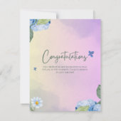 Thankyou-Karten Dankeskarte (Rückseite)