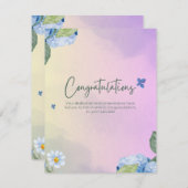 Thankyou-Karten Dankeskarte (Vorne/Hinten)