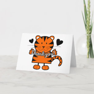 Thankyou Tiger Dankeskarte