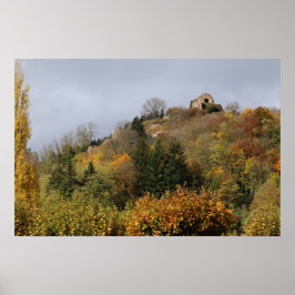 Thann im Herbst, Elsass, Frankreich Poster