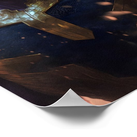 Thanos fan Art Poster - Marvel Thanos Poster (Ecke)