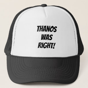 Thanos hatte recht! truckerkappe