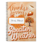 Thansgiving Notizblock (Vorderseite)